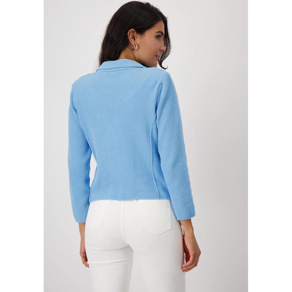 Monari Strickjacke Mit Reverskragen Und Knöpfen