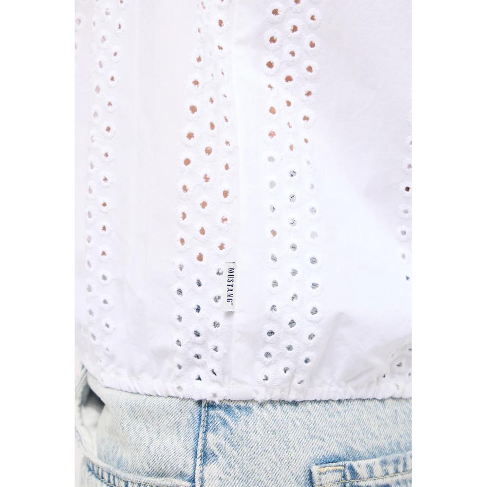 MUSTANG Kurzarmbluse »Damen Style Assaria«