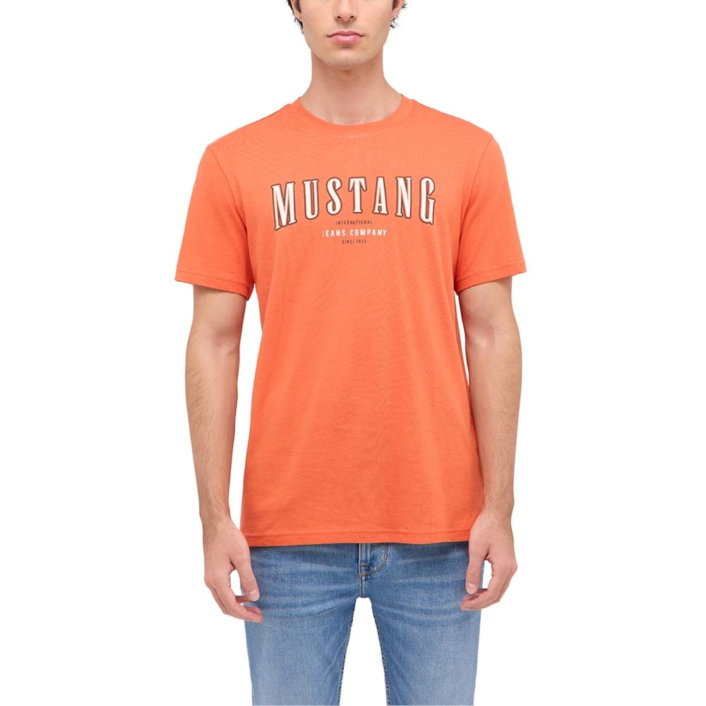 MUSTANG Kurzarmshirt »Style Austin« mit Logo-Print ▷ für
