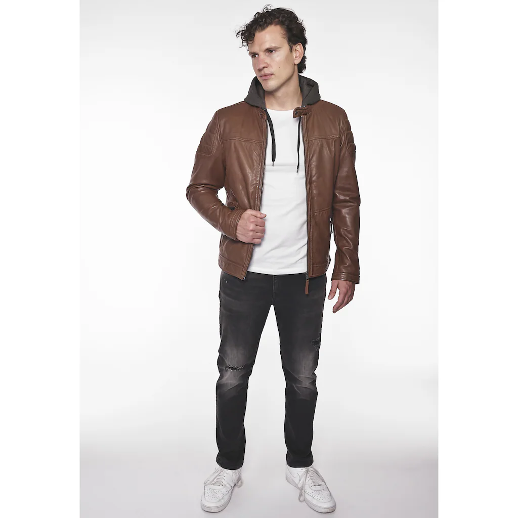 MUSTANG Lederjacke »31020187« ▷ kaufen