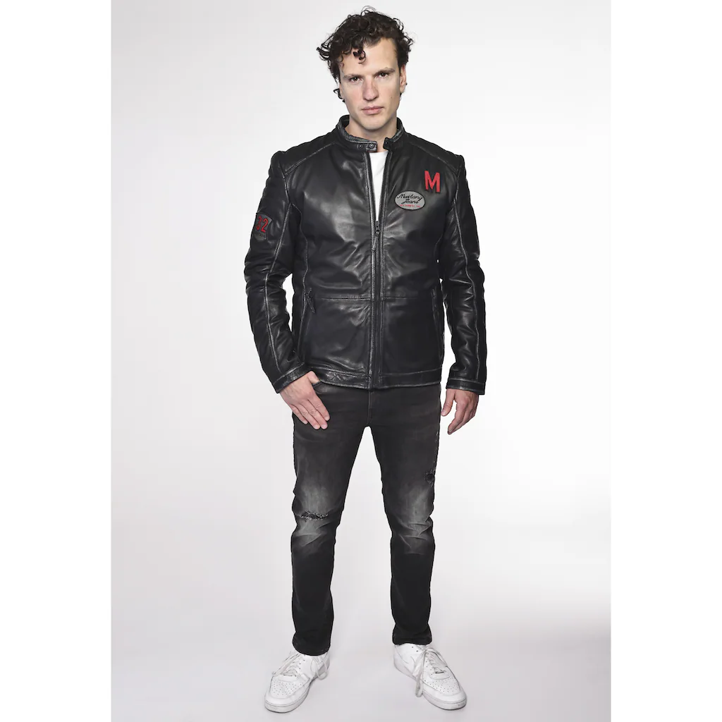 MUSTANG Lederjacke »3102139« ▷ bestellen