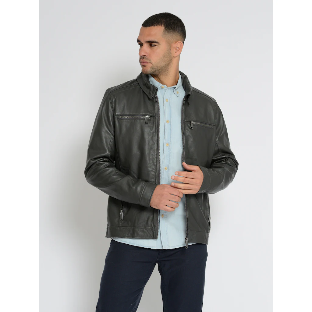 MUSTANG Lederjacke »31021630« ▷ bestellen