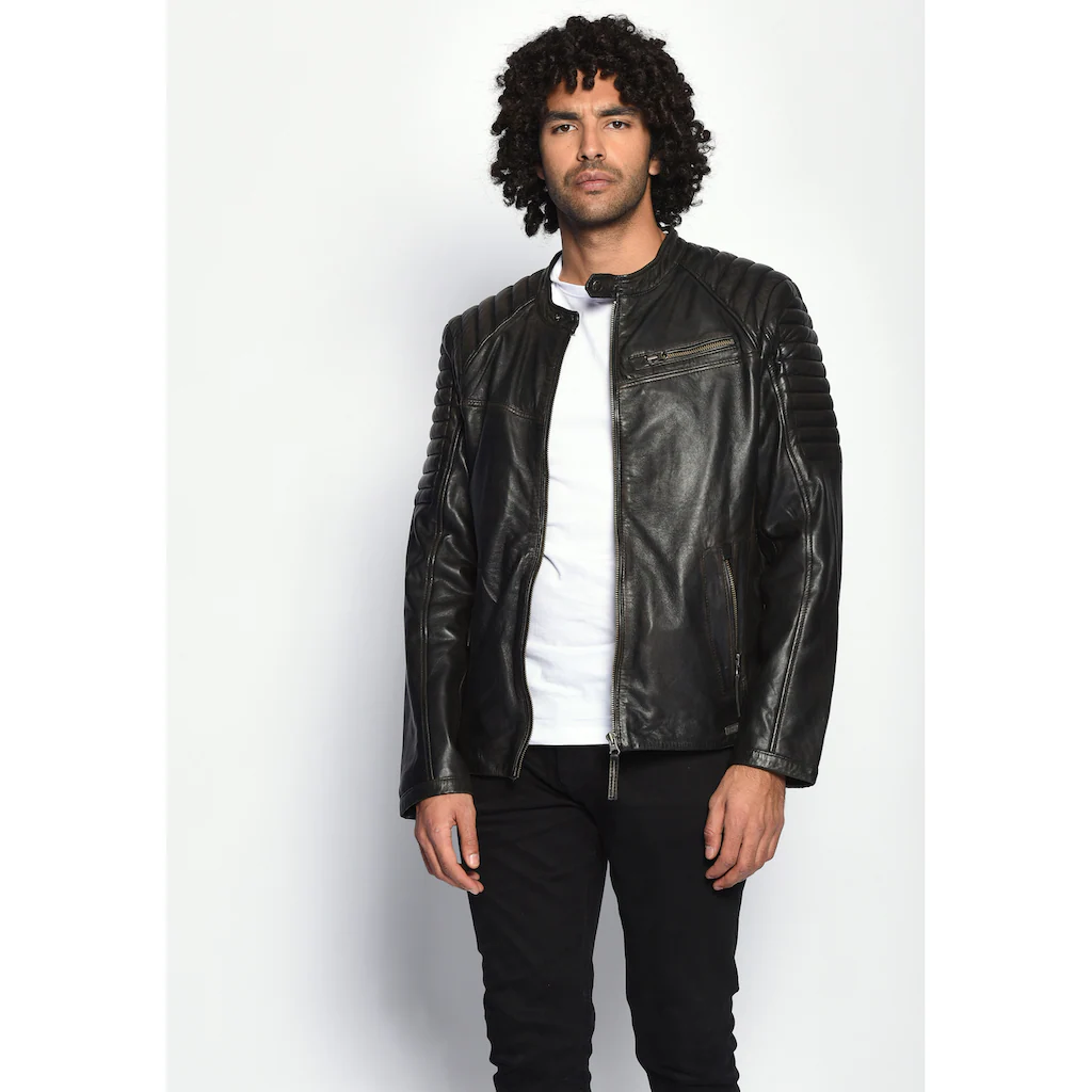 MUSTANG Lederjacke »Denis« ▷ kaufen