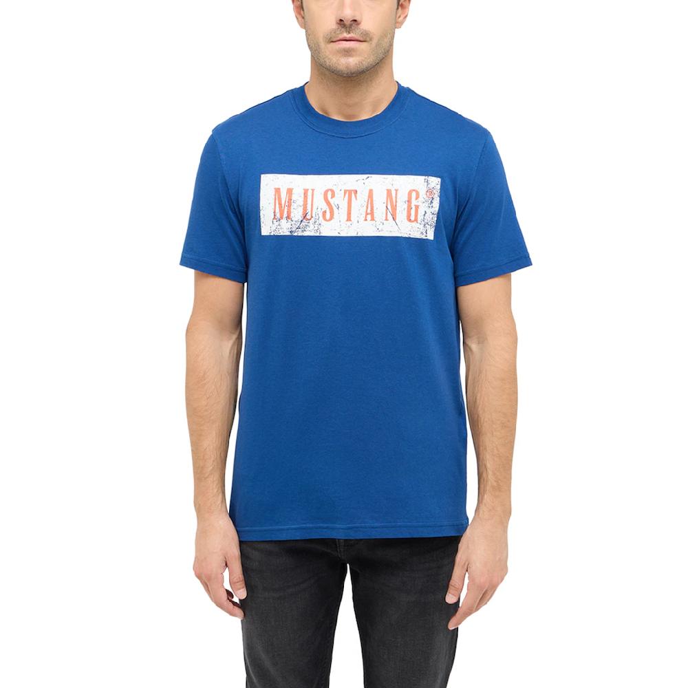 MUSTANG T-Shirt mit Logo Schriftzug ▷ kaufen