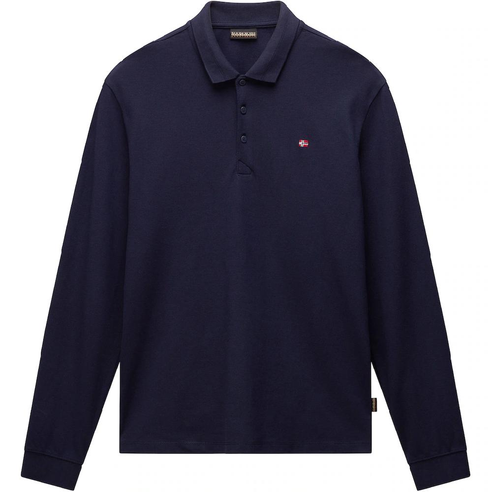 Napapijri Langarm-Poloshirt »EALIS LS 1« Mit Rundhalsausschnitt ▷ Für