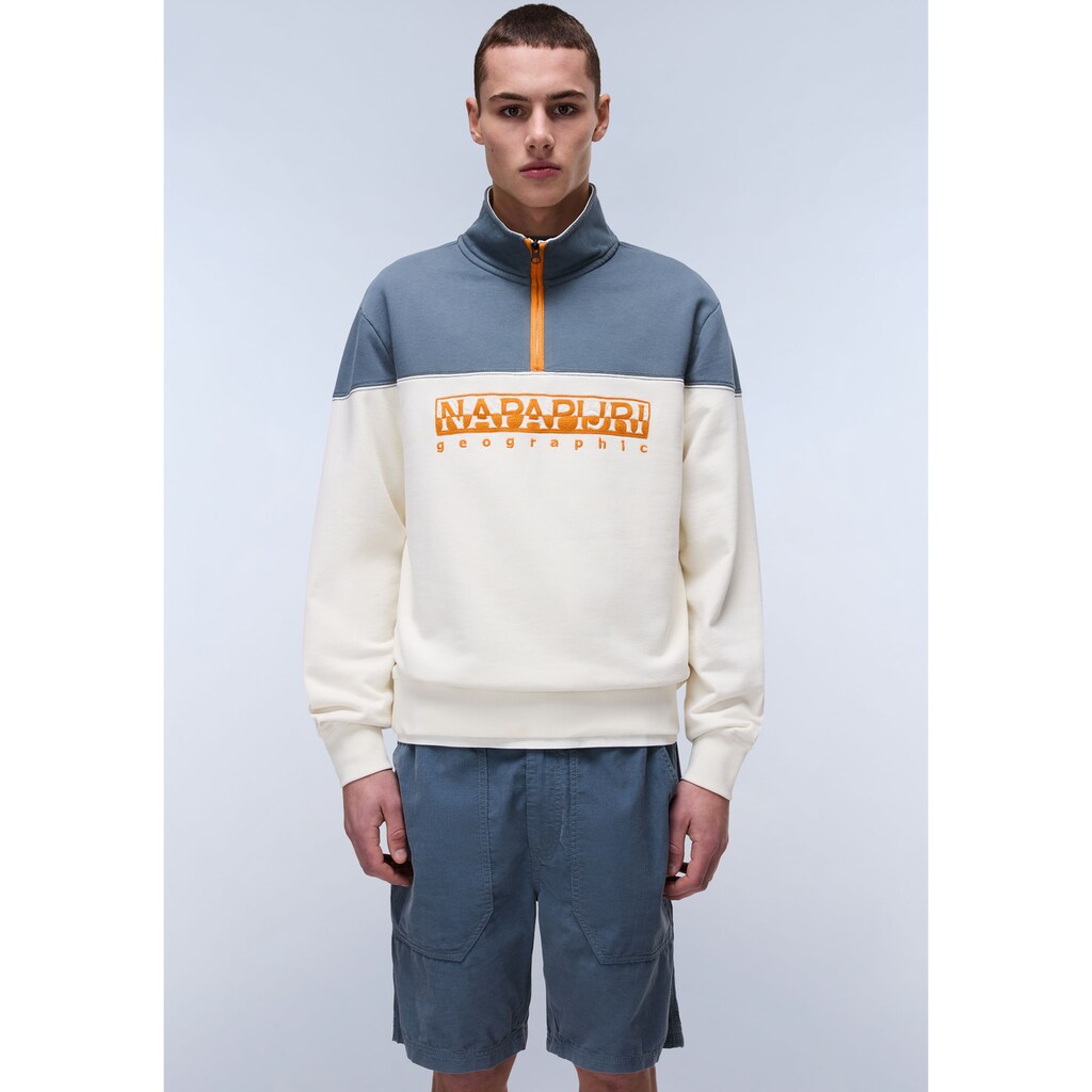 Napapijri Sweatshirt »B-SATURNIA HZ« Mit Rundhalsausschnitt ▷ bestellen