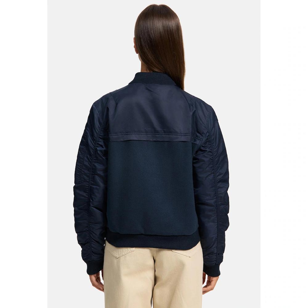 Navahoo Bomberjacke »Willstehaben 14« Ohne Kapuze Angesagte Collegejacke Mit Ärmeltasche