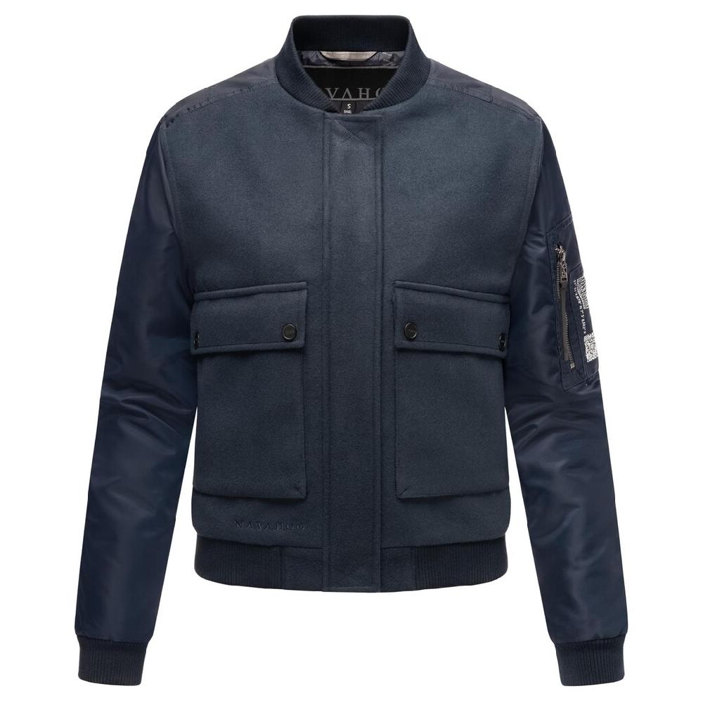 Navahoo Bomberjacke »Willstehaben 14« Ohne Kapuze Angesagte Collegejacke Mit Ärmeltasche