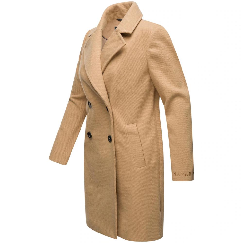 Navahoo Kurzmantel »Frostjuwel 14« Klassischer Damen Mantel In Woll-Optik