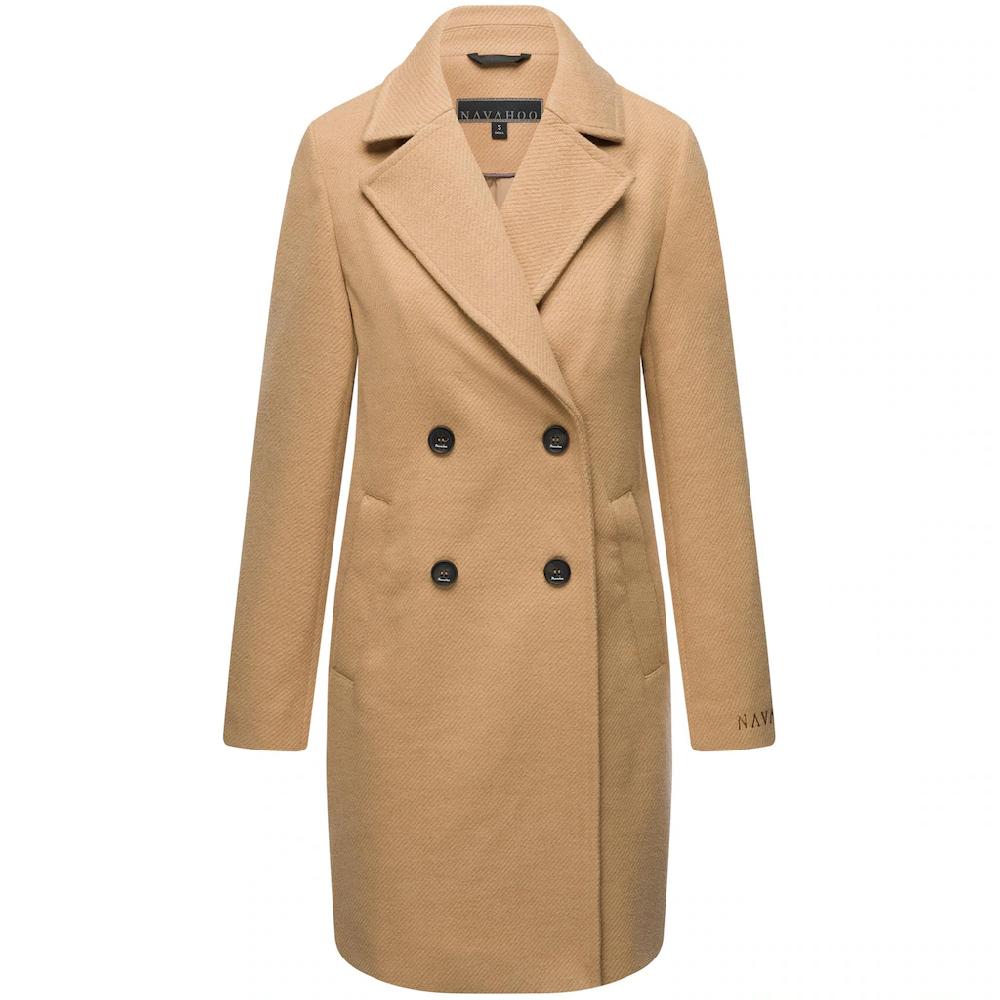 Navahoo Kurzmantel »Frostjuwel 14« Klassischer Damen Mantel in Woll-Optik