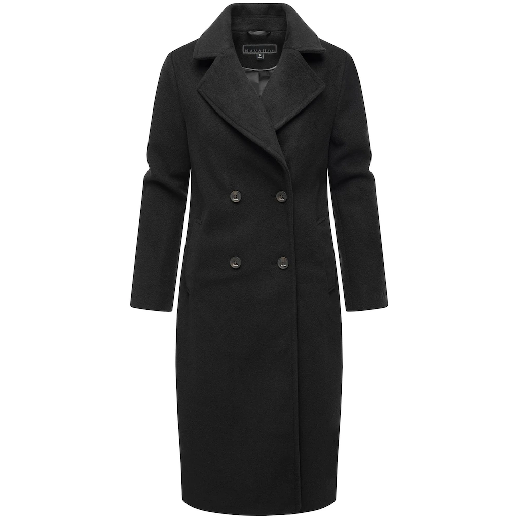 Navahoo Langmantel »Sternlein 14« Kurzmantel in Woll-Optik mit Reverskragen
