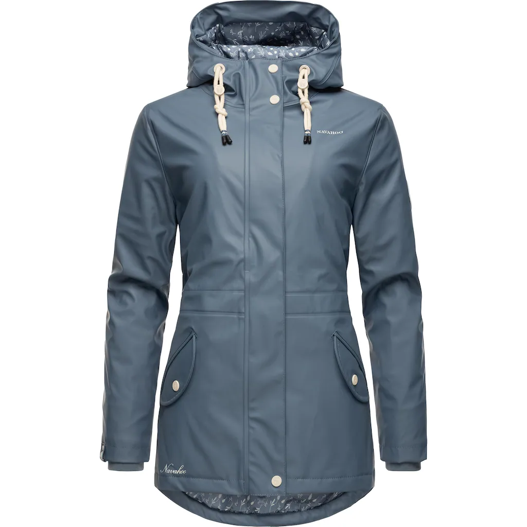 Navahoo Regenjacke »Oceans Heart« mit Kapuze stylischer wasserdichter Regenmantel mit Kapuze