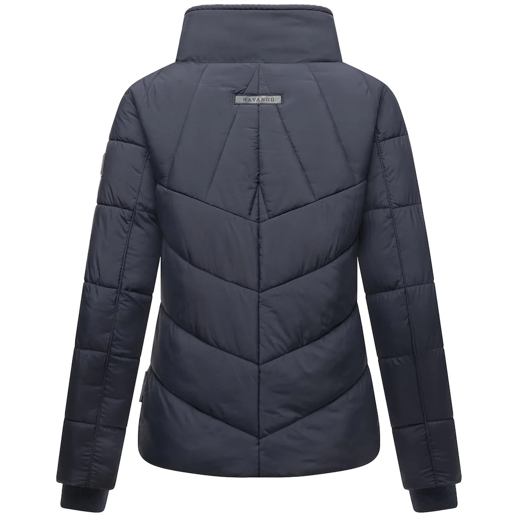 Navahoo Steppjacke »Liebesfee 14« Ohne Kapuze Gesteppte Damen Übergangsjacke Mit Wattiertem Stehkragen