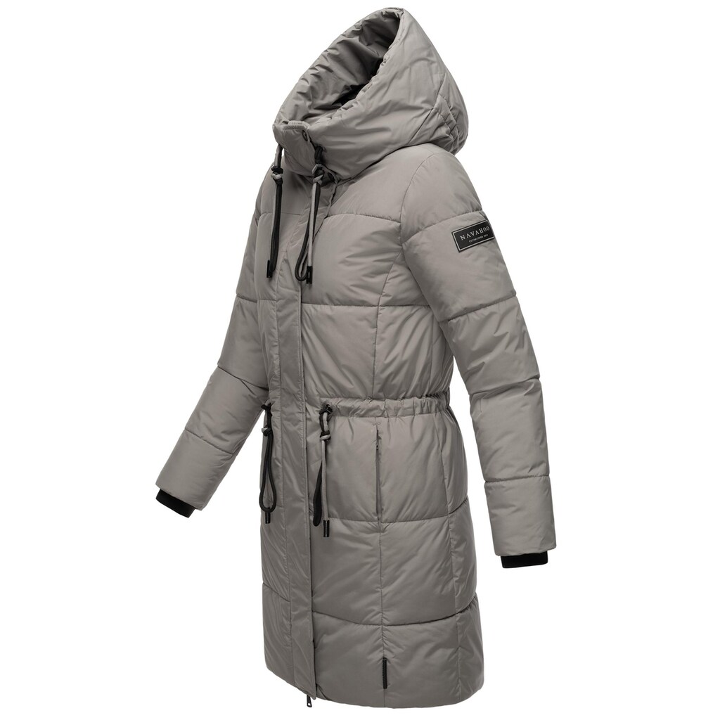 Navahoo Steppmantel »Zuckertatze XIV« Stylischer Winterparka Mit Verstellbarer Kapuze