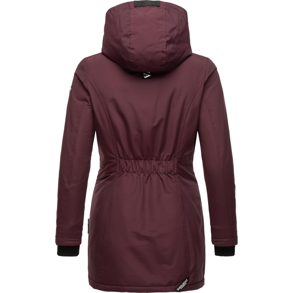 Navahoo Winterjacke »Blizzardstorm« Mit Kapuze Warm Gefütterter Wintermantel Mit Kapuze