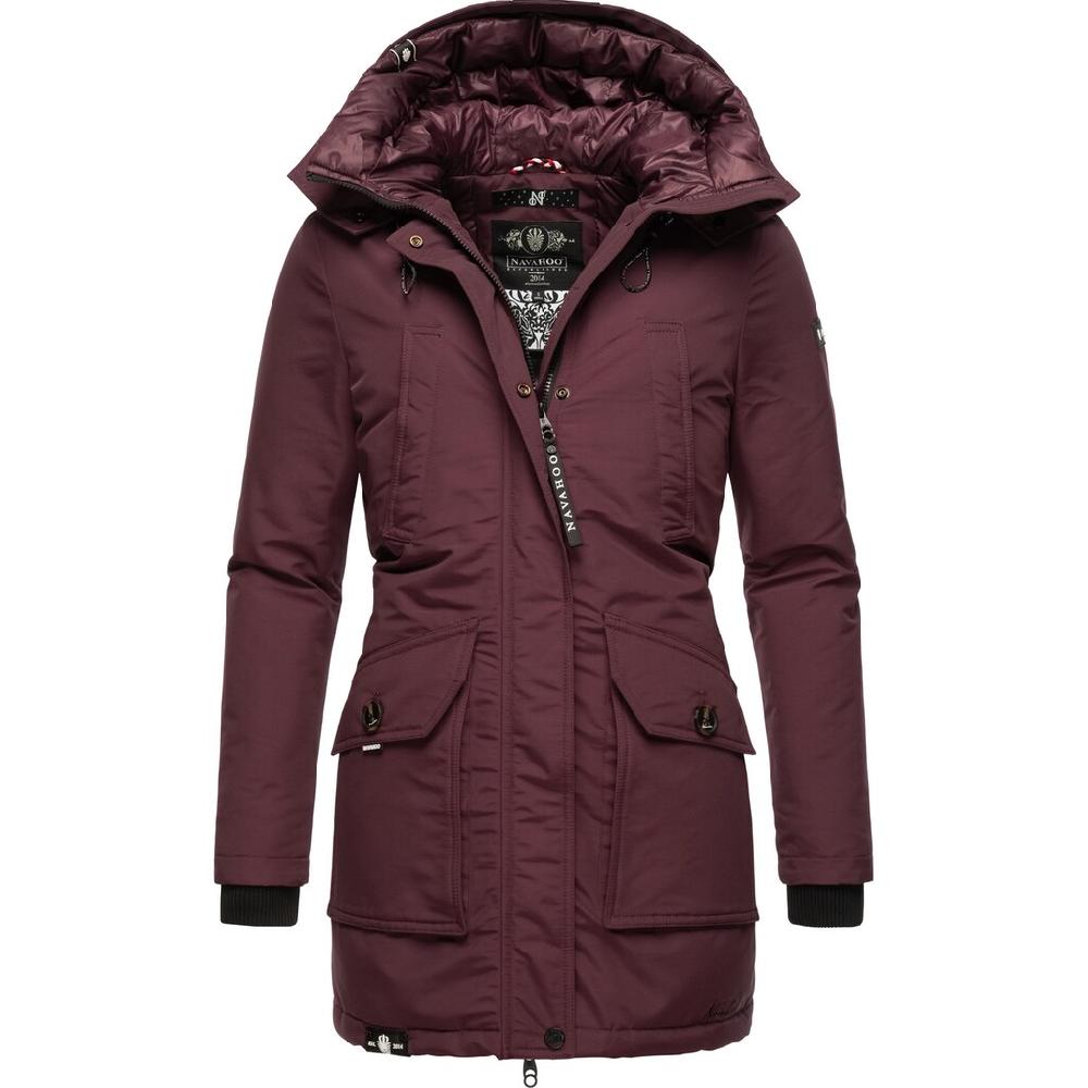 Navahoo Winterjacke »Blizzardstorm« Mit Kapuze Warm Gefütterter Wintermantel Mit Kapuze