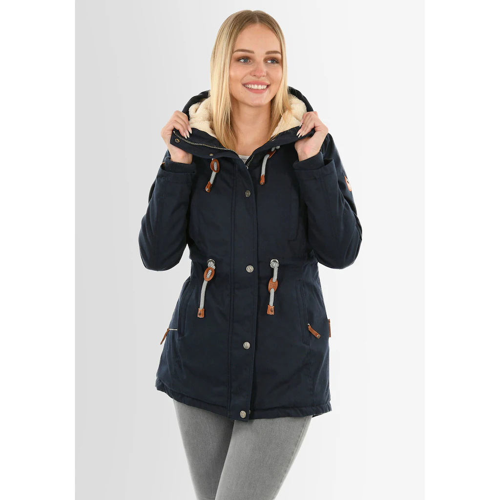 Navahoo Winterjacke »Ireliaa« Mit Warmen Teddyfell