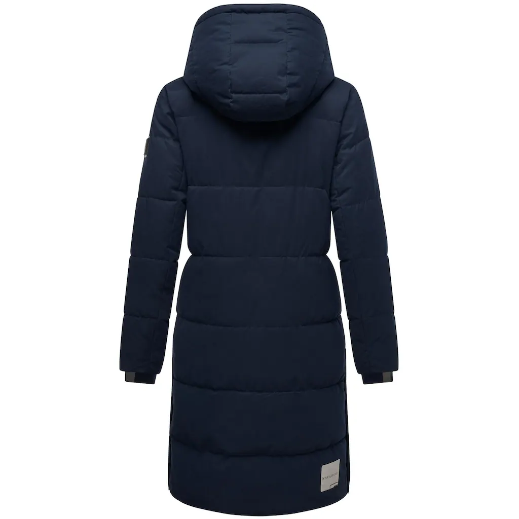 Navahoo Wintermantel »Wintertanz 14« Modischer Damen Steppmantel Mit Hohem Kragen
