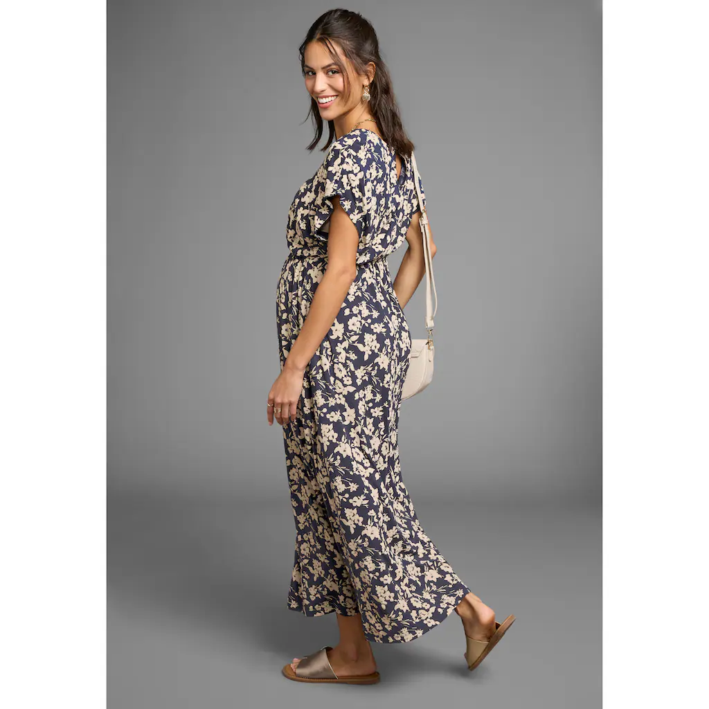 Neun Monate Umstandskleid »Schwangerschafts- Und Still-Kleid« Jersey-Kleid Für Schwangerschaft Und Stillzeit