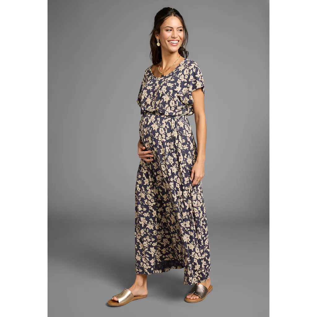 Neun Monate Umstandskleid »Schwangerschafts- und Still-Kleid« Jersey-Kleid für Schwangerschaft und Stillzeit