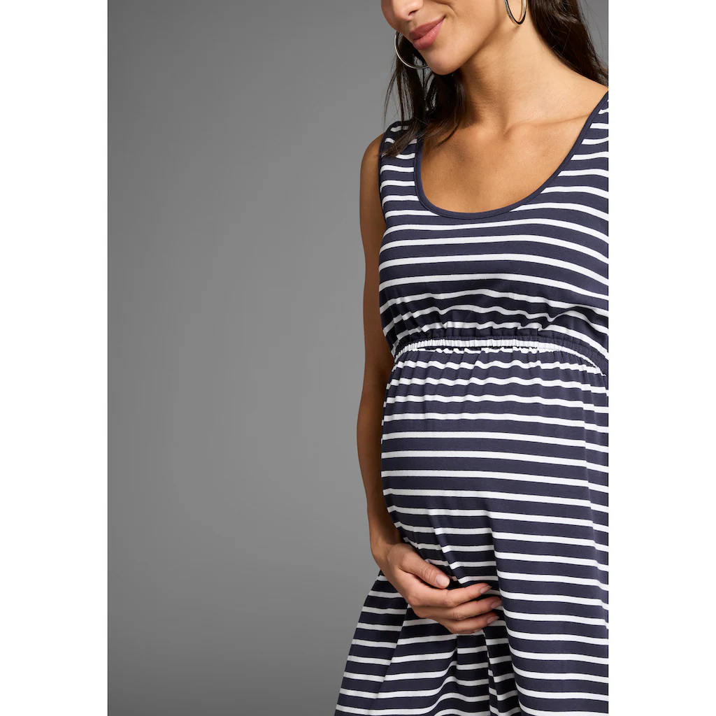 Neun Monate Umstandskleid »Schwangerschaftskleid« Jersey-Kleid Für Schwangerschaft Und Stillzeit