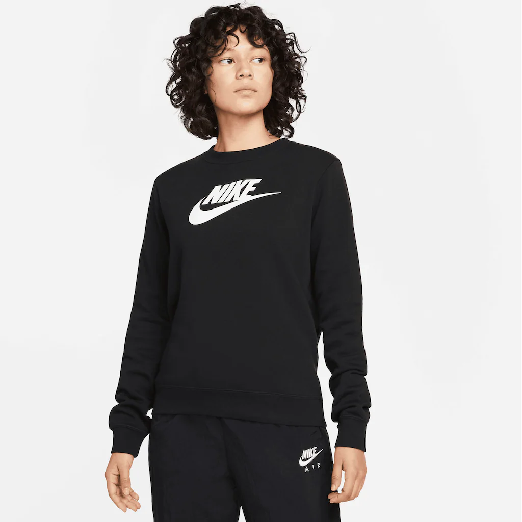 Nike Sportswear Sweatshirt »Club Fleece Women's Logo Crew-Neck Sweatshirt« Damen Pullover aus weichem Fleece Material