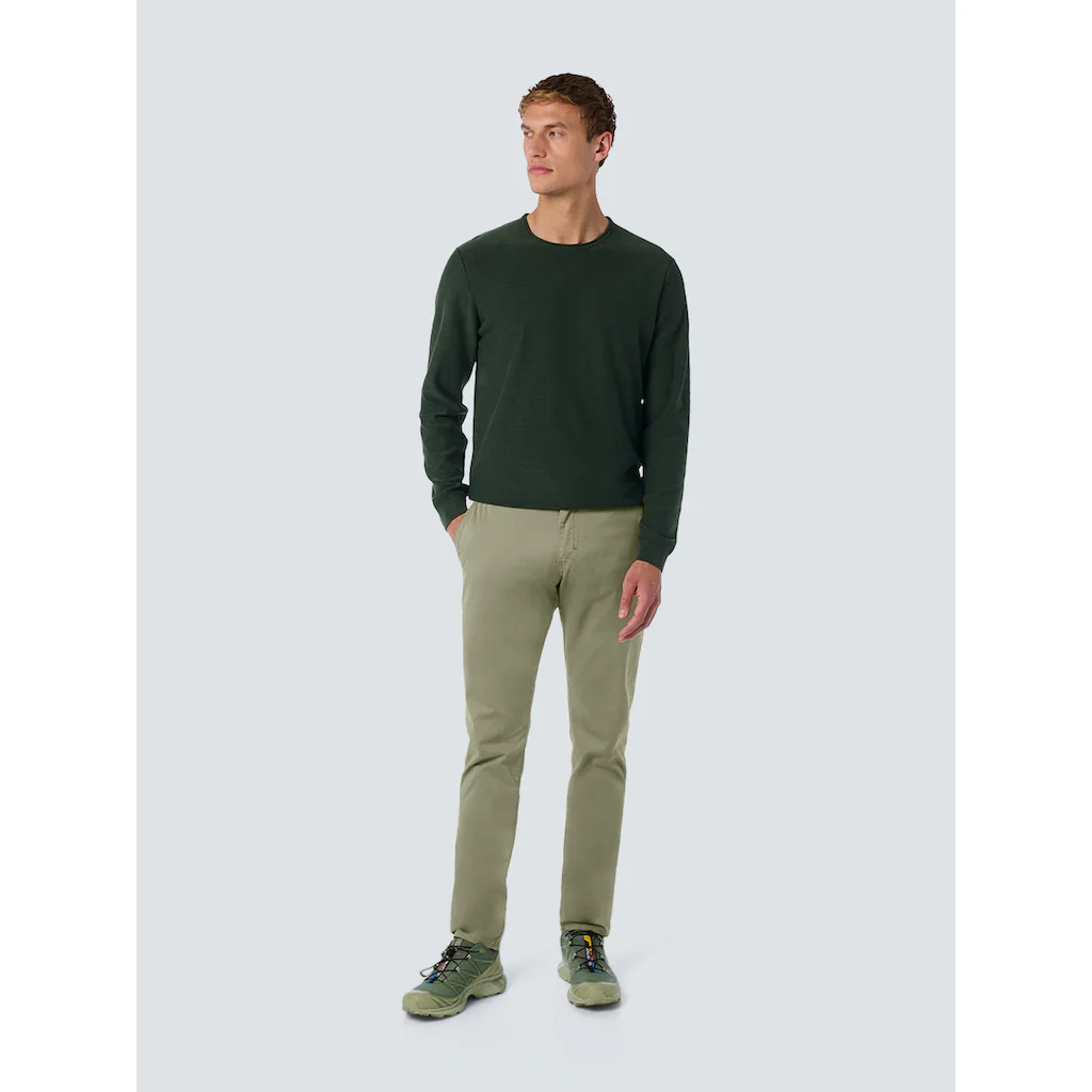 NO EXCESS Chinohose Mit Garmend-Dyed-Finish ▷ Kaufen