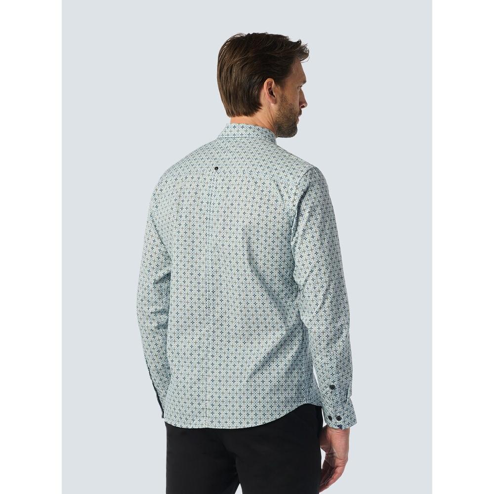 NO EXCESS Langarmhemd »No Excess Stilvolles Hemd Mit Allover-Muster« ▷ Bestellen