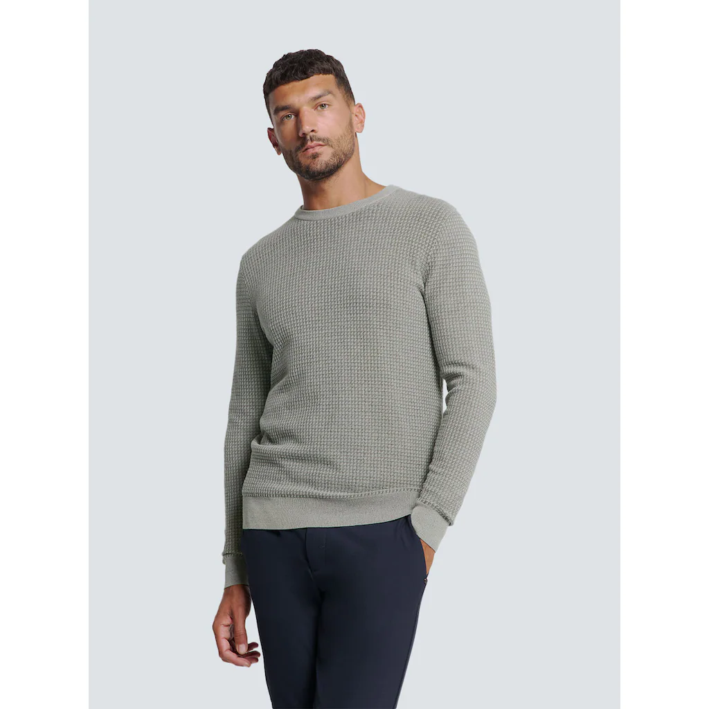 NO EXCESS Rundhalspullover »No Excess Zweifarbiger Rundhals-Pullover« ▷ kaufen