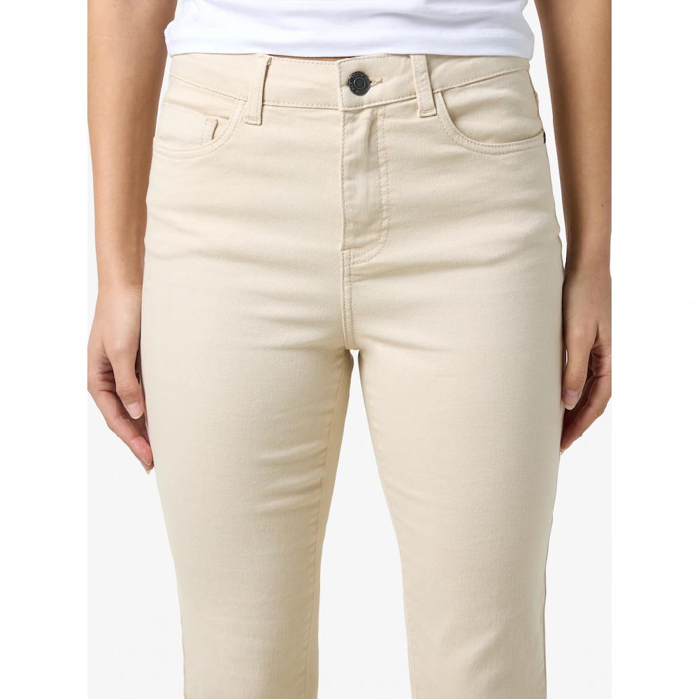 Noisy May Bootcut-Jeans »NMSALLIE HW FLARE JEANS OATMEAL NOOS«