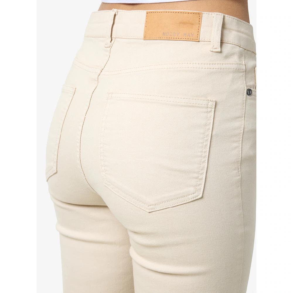 Noisy May Bootcut-Jeans »NMSALLIE HW FLARE JEANS OATMEAL NOOS«