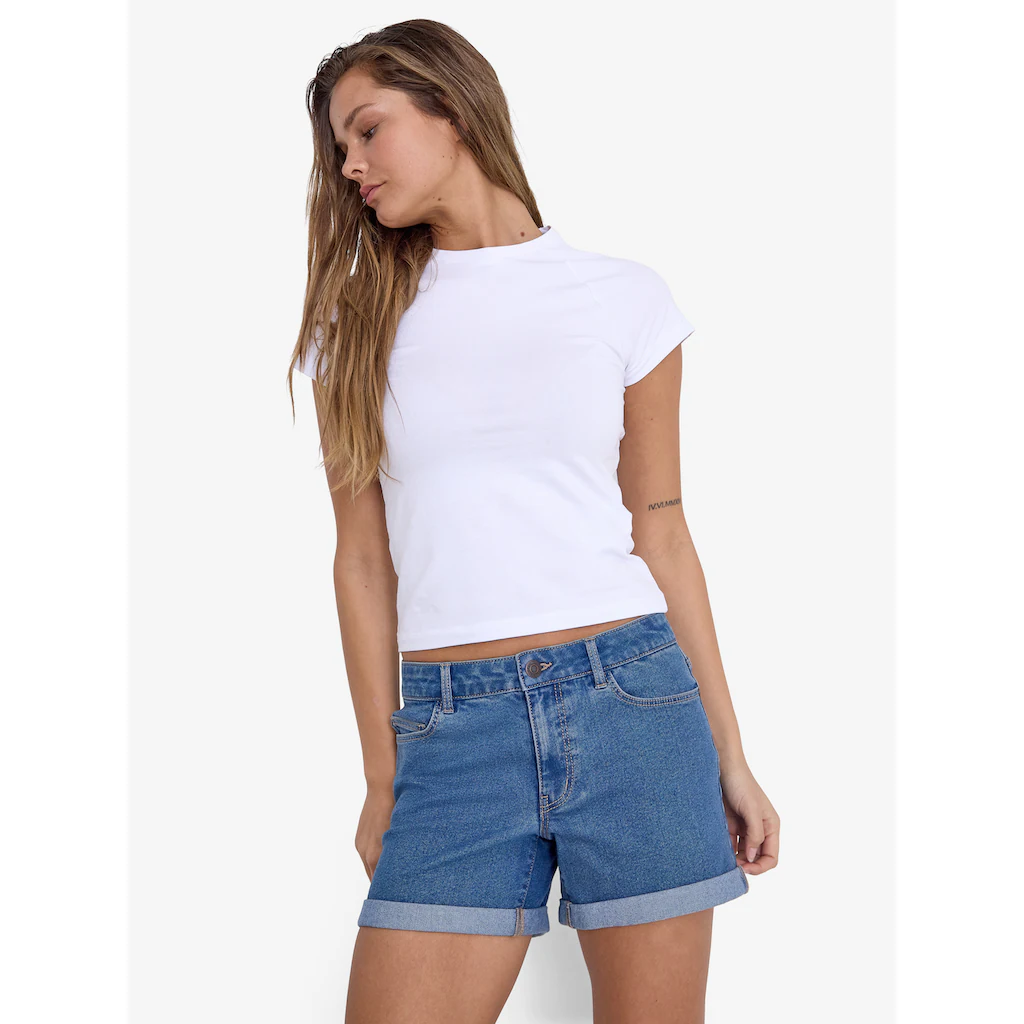 Noisy May Jeansshorts »NMDEBBY NW SLIM SHORTS VI518MB NOOS«