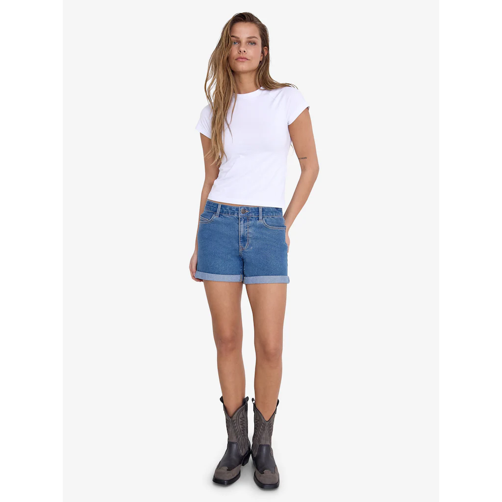 Noisy May Jeansshorts »NMDEBBY NW SLIM SHORTS VI518MB NOOS«