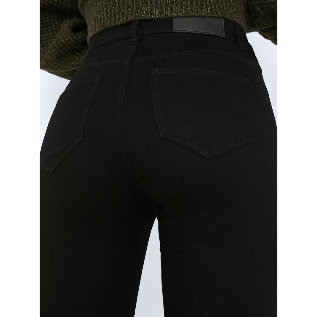 Noisy May Skinny-fit-Jeans »NMCALLIE HW SKINNY BLACK JEANS NOOS«