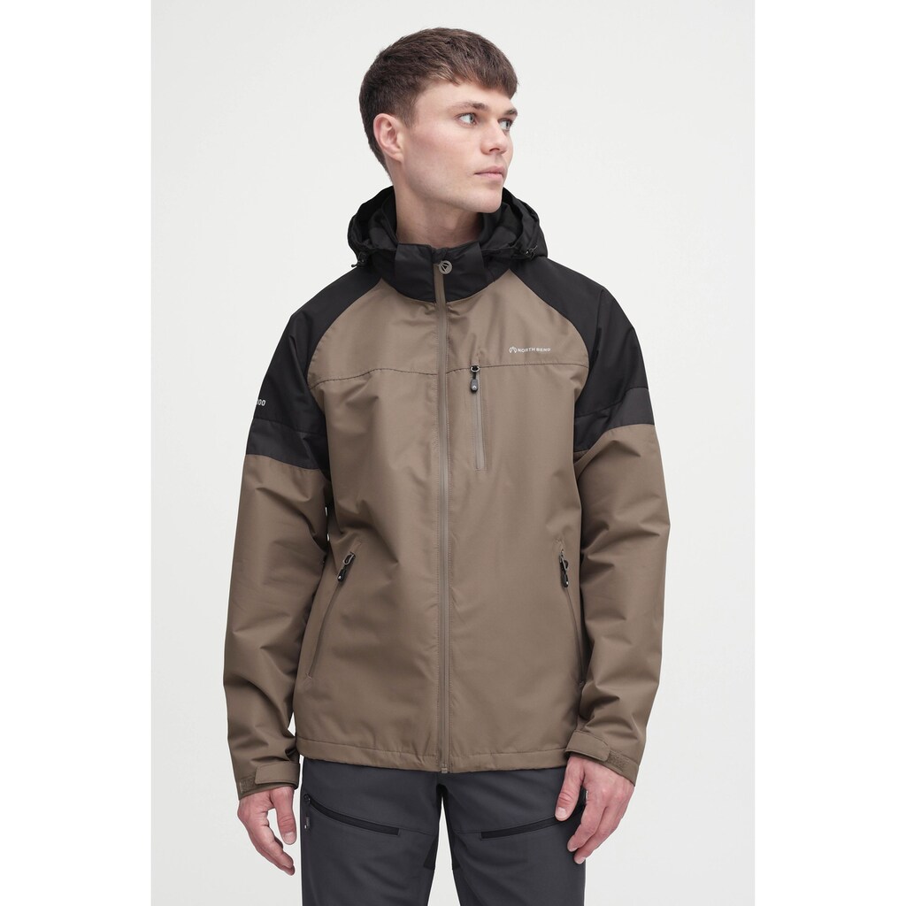 North Bend Funktionsjacke »Funktionsjacke NBTompkins M W-PRO 10.000 Mit Wasserdichter Beschichtung« ▷ Kaufen