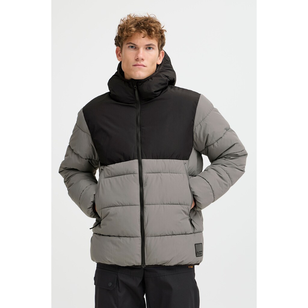 North Bend Steppjacke »Steppjacke NBSareno M« Mit Kapuze Auf Rechnung Online Kaufen