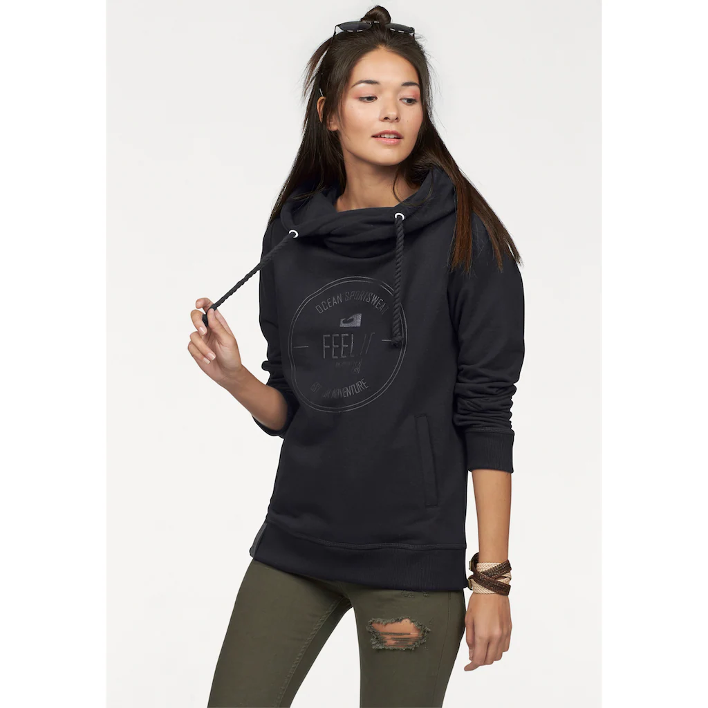 Ocean Sportswear Kapuzensweatshirt »Essentials Sweatshirt« Langarm figurbetonter Schnitt unifarben