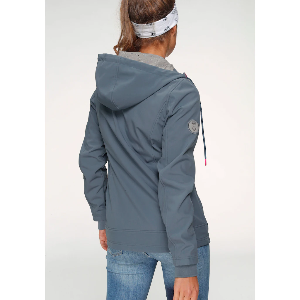 Ocean Sportswear Softshelljacke »aus Recyceltem Polyester« Mit Kapuze Atmungsaktiv Wasserabweisend Windabweisend