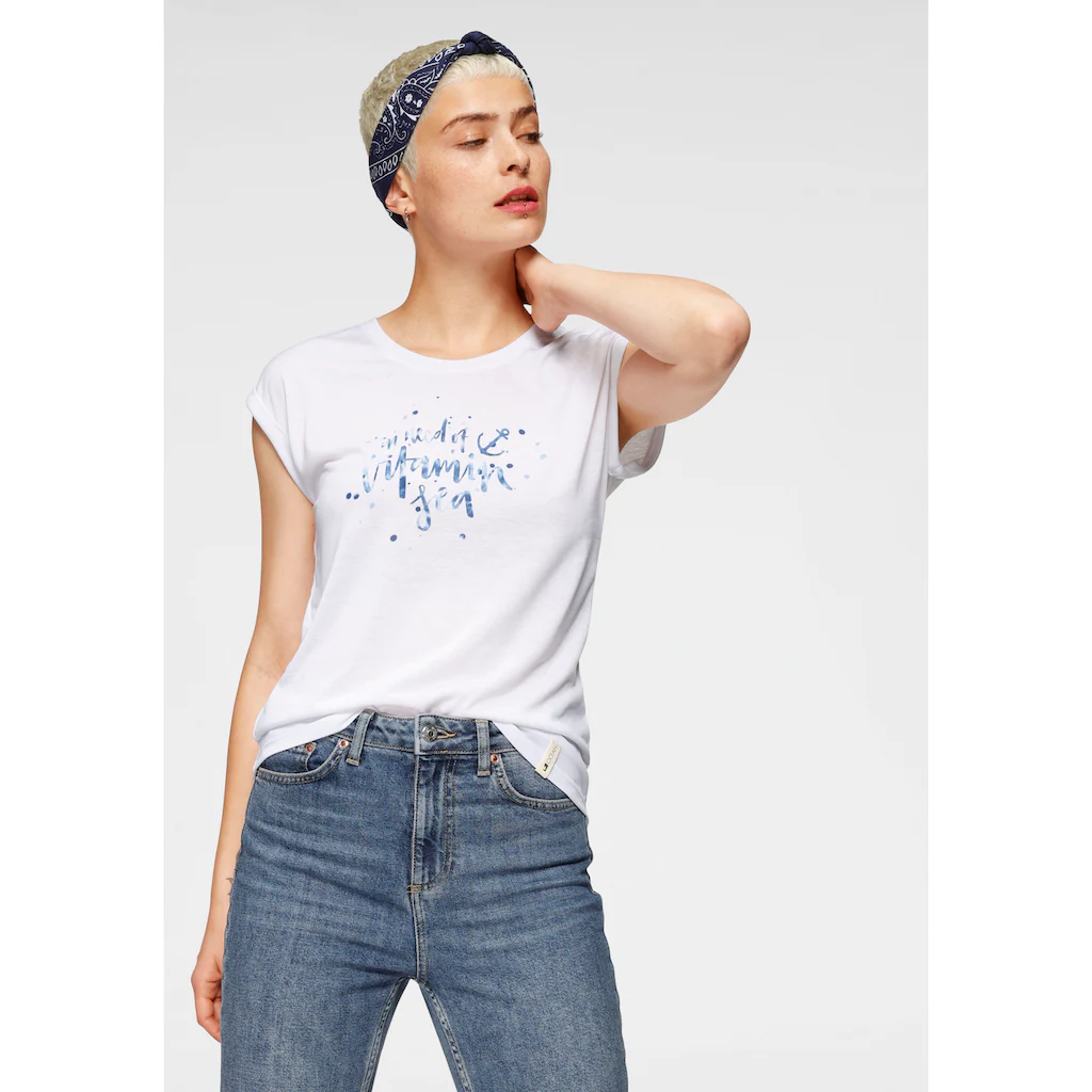 Ocean Sportswear T-Shirt (Packung 2 Tlg. 2er-Pack) Kurzarm Mit Aufschlag Lässiger Schnitt Mit Logodruck