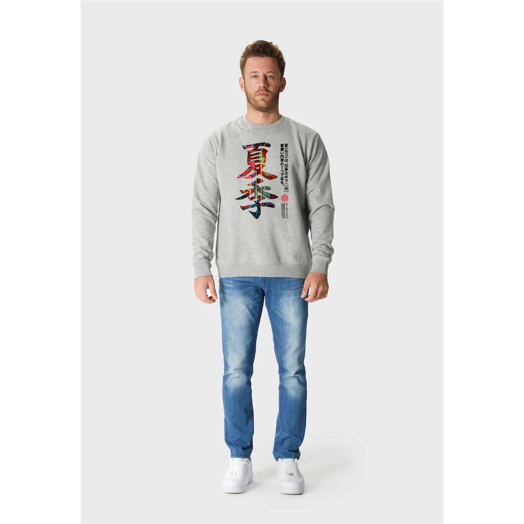 Oldskull Sweatshirt »Asian Kanji Street« (1 Tlg.) Mit Coolem Print