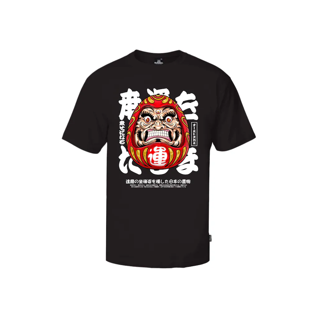Oldskull T-Shirt »ASIAN FURIOUS DARUMA GRAPHIC« (1 Tlg.) Mit Coolem Frontprint
