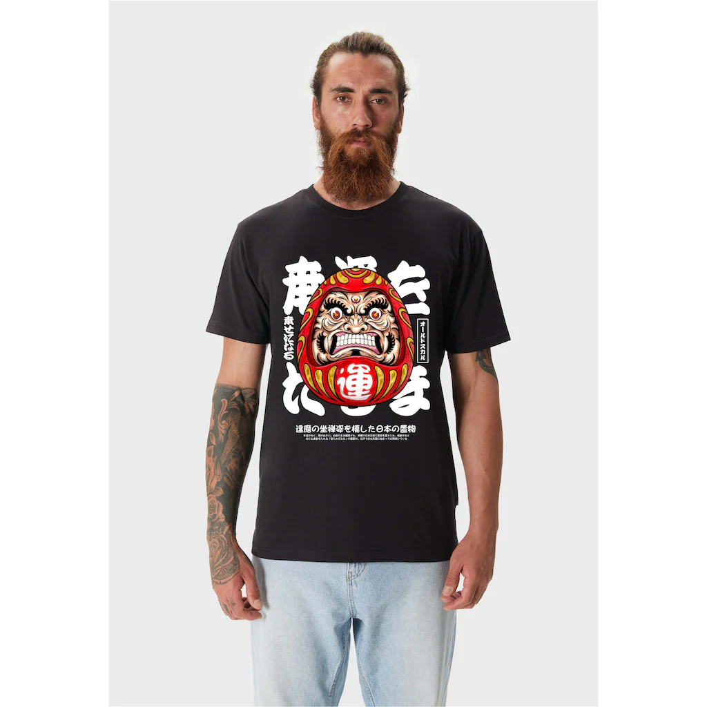 Oldskull T-Shirt »ASIAN FURIOUS DARUMA GRAPHIC« (1 tlg.) mit coolem Frontprint