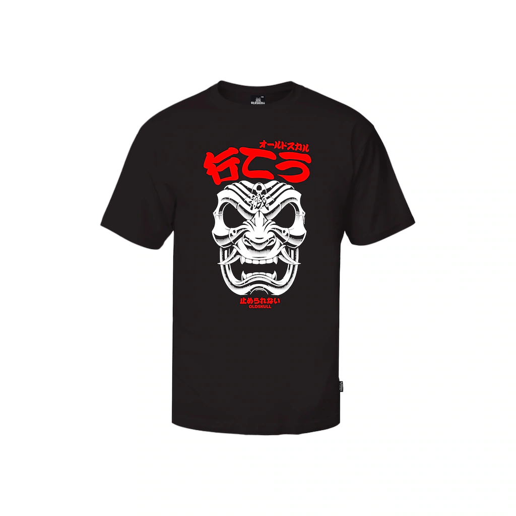 Oldskull T-Shirt »Asian Mask« (1 Tlg.) Mit Coolem Print