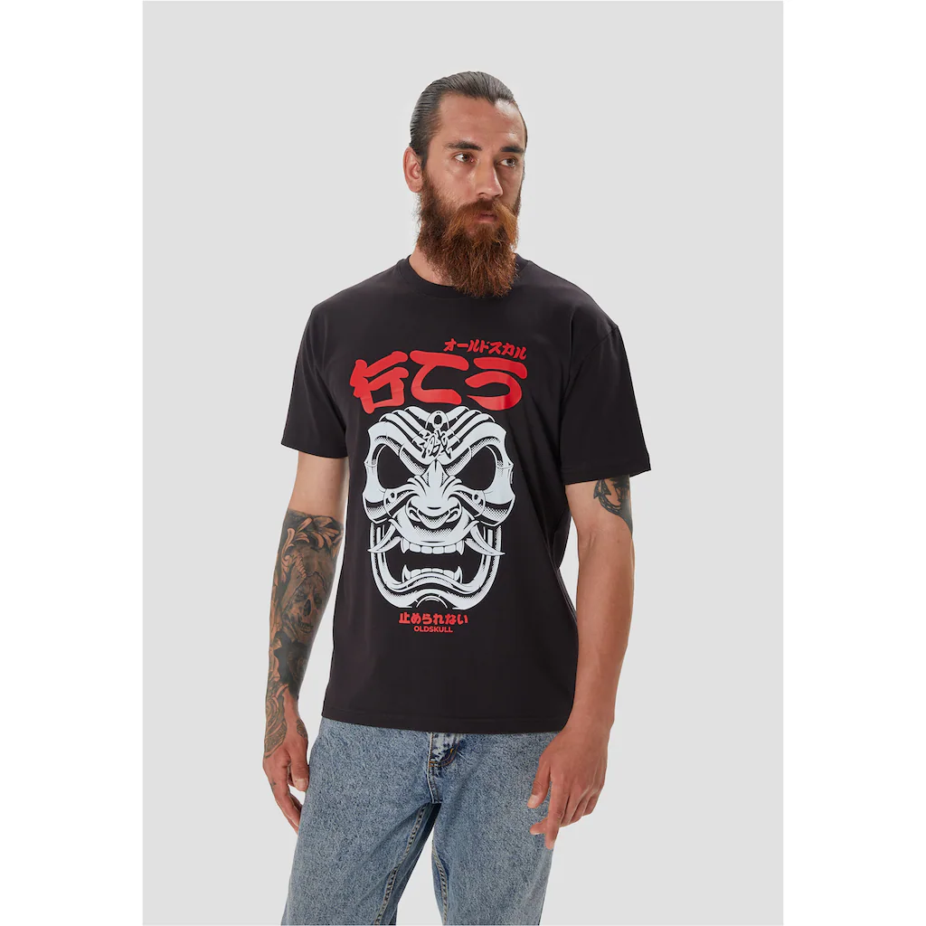 Oldskull T-Shirt »Asian Mask« (1 tlg.) mit coolem Print