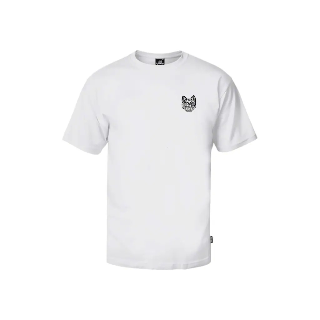 Oldskull T-Shirt »ASIAN REBEL CAT KANJI GRAPHIC« (1 Tlg.) Mit Coolem Backprint