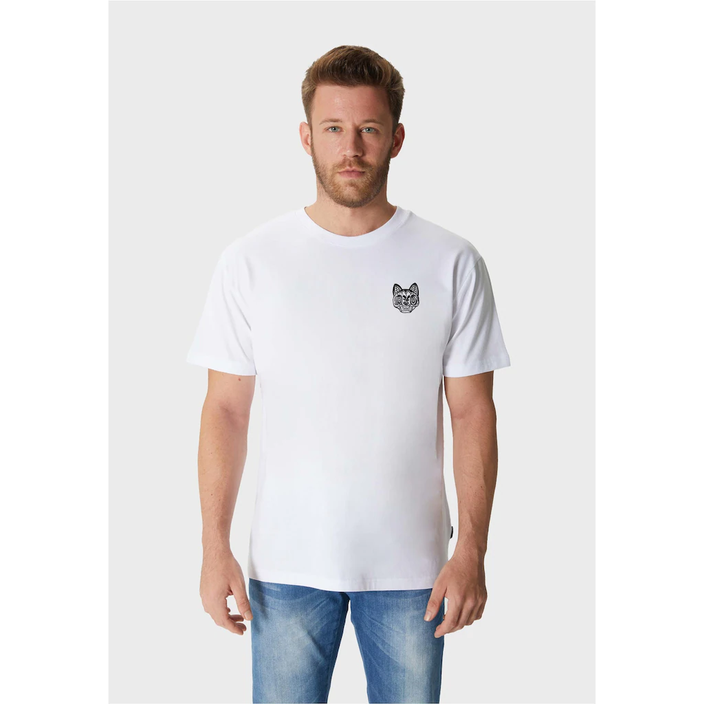 Oldskull T-Shirt »ASIAN REBEL CAT KANJI GRAPHIC« (1 tlg.) mit coolem Backprint
