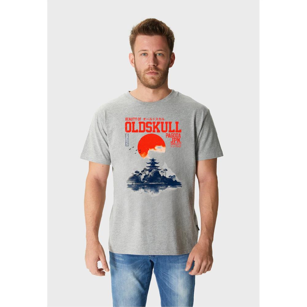 Oldskull T-Shirt »Asian Temple« (1 tlg.) mit coolem Print