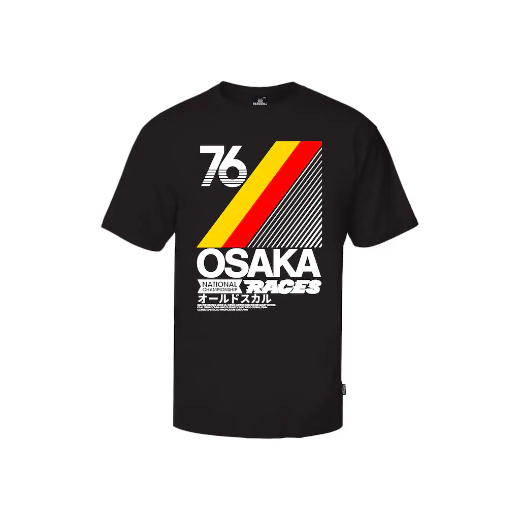 Oldskull T-Shirt »Retro Japan City« (1 Tlg.) Mit Angesagtem Print Im Vintage-Stil