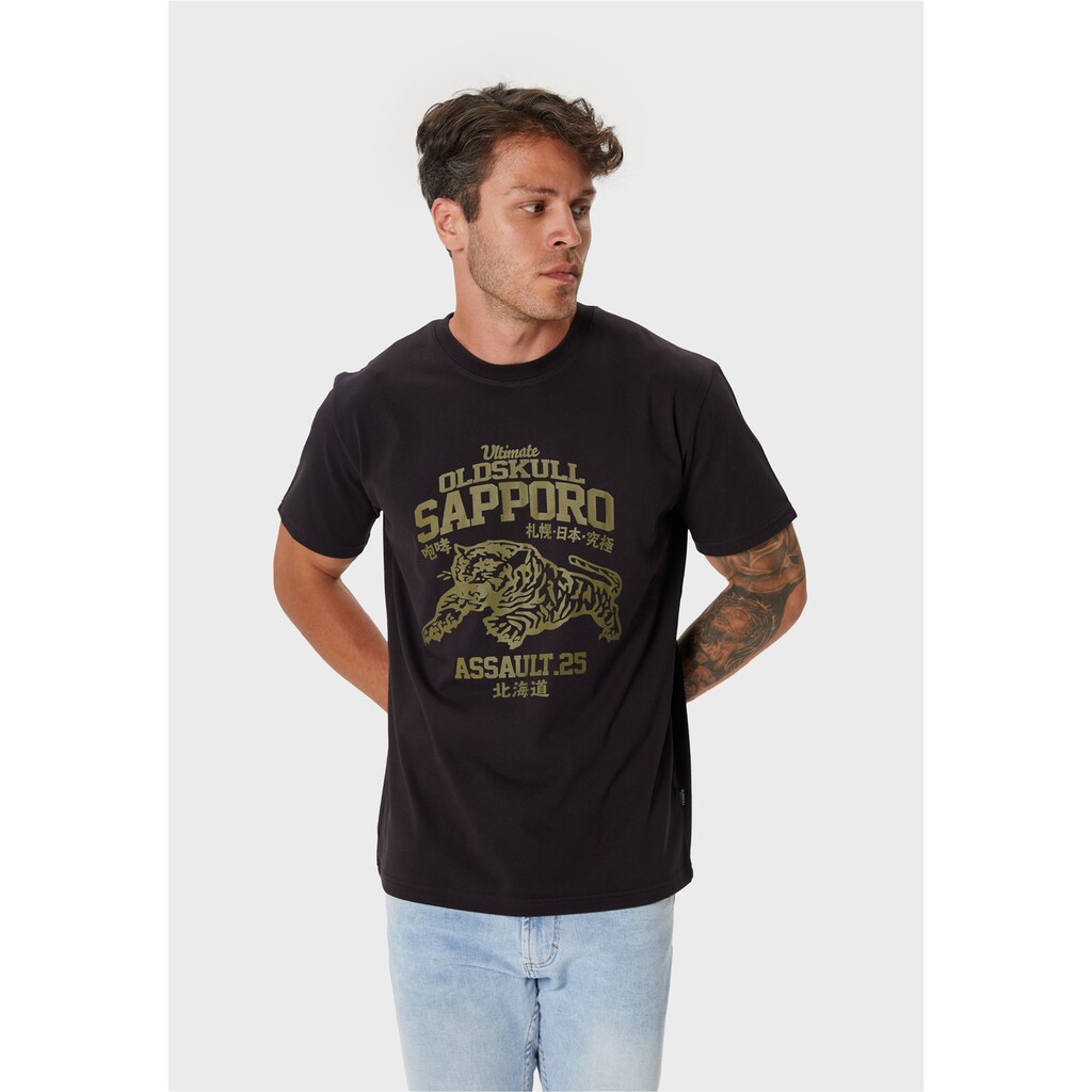 Oldskull T-Shirt »Retro Japan Teeger« (1 tlg.) mit angesagtem Print im Vintage-Stil