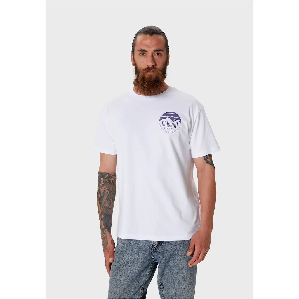 Oldskull T-Shirt »Retro Mountain« (1 tlg.) mit coolem Print